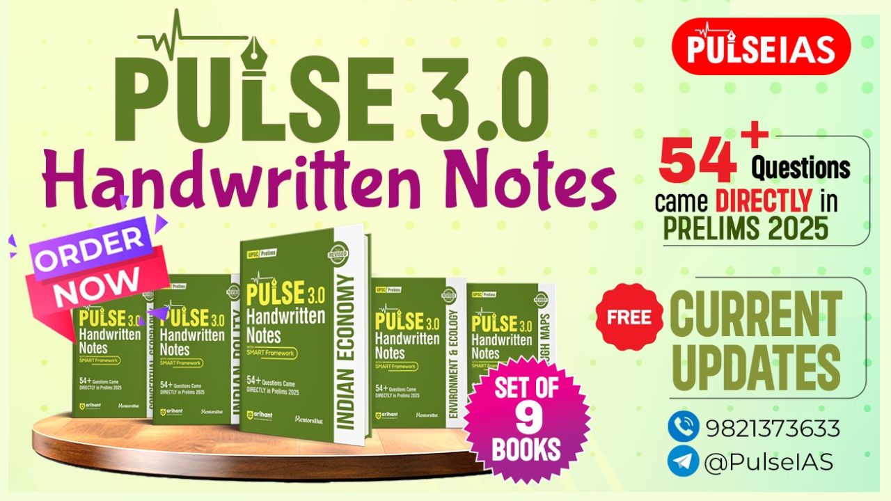 PULSE 3.0 Notes | Trusted Handwritten Notes for IAS Prelims