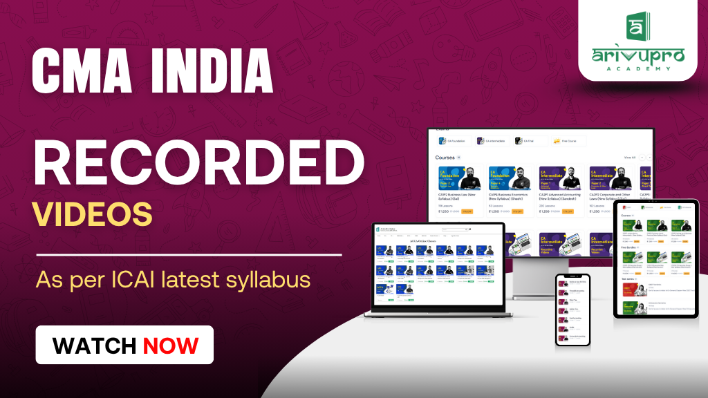 Best CMA Coaching in India Online CMA Foundation Course